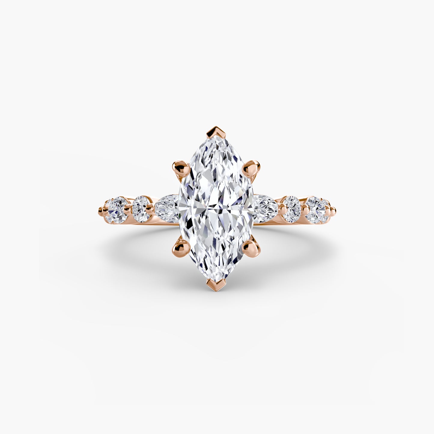 Pierścionek zaręczynowy Solitaire with Eternity Pavé 2 - oprawa
