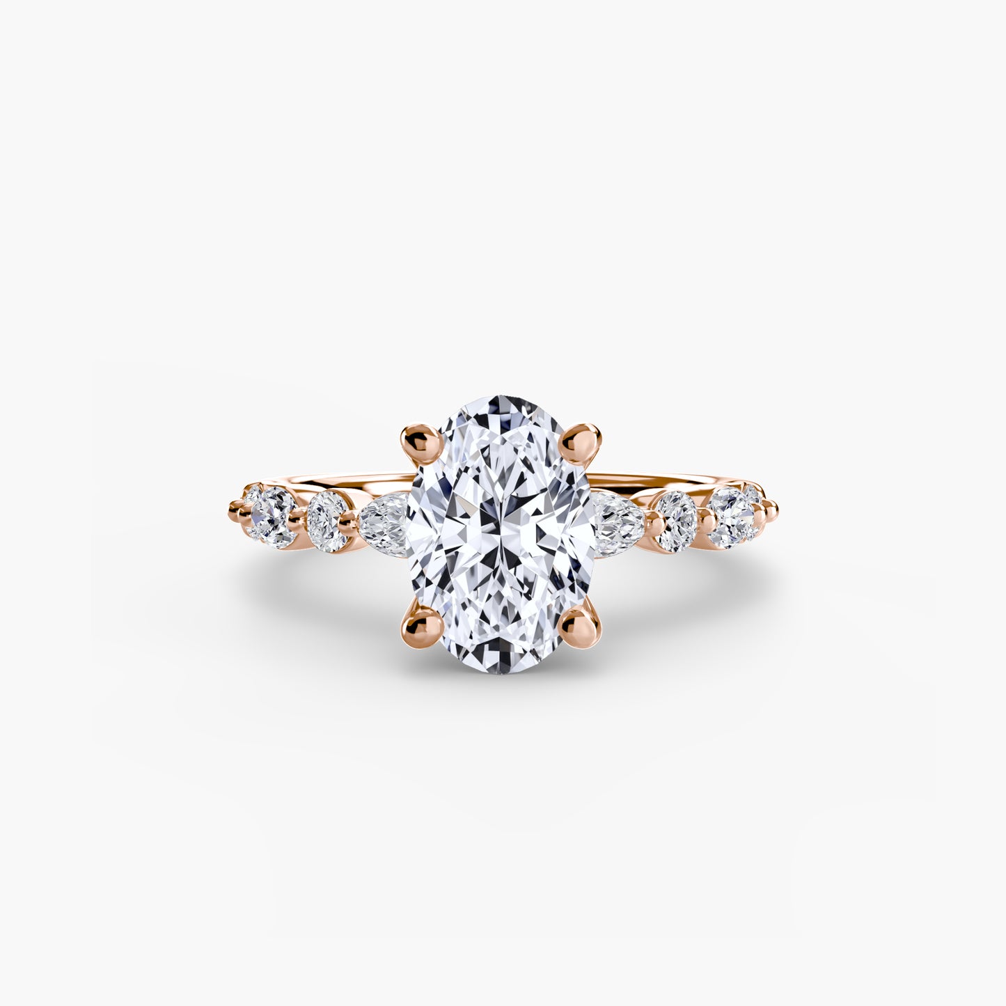 Pierścionek zaręczynowy Solitaire with Eternity Pavé 2 - oprawa