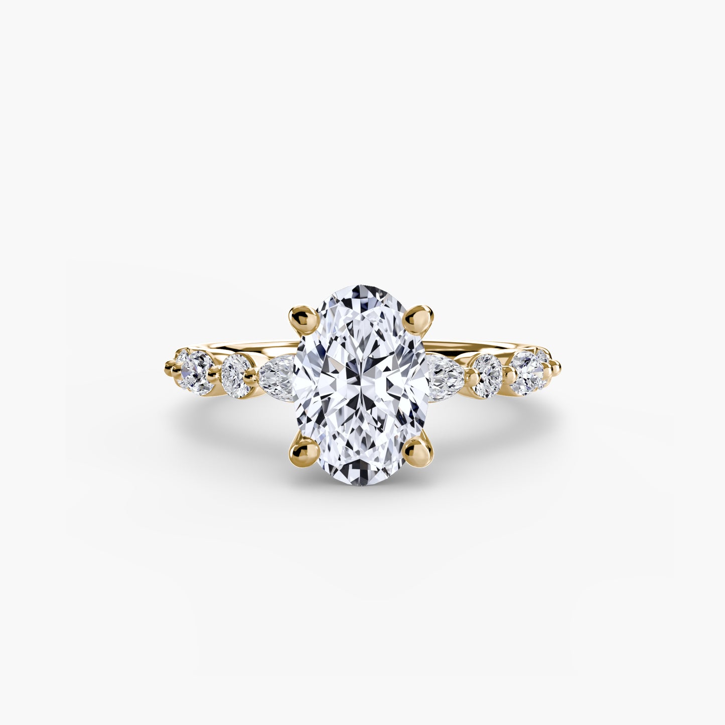 Pierścionek zaręczynowy Solitaire with Eternity Pavé 2 - oprawa