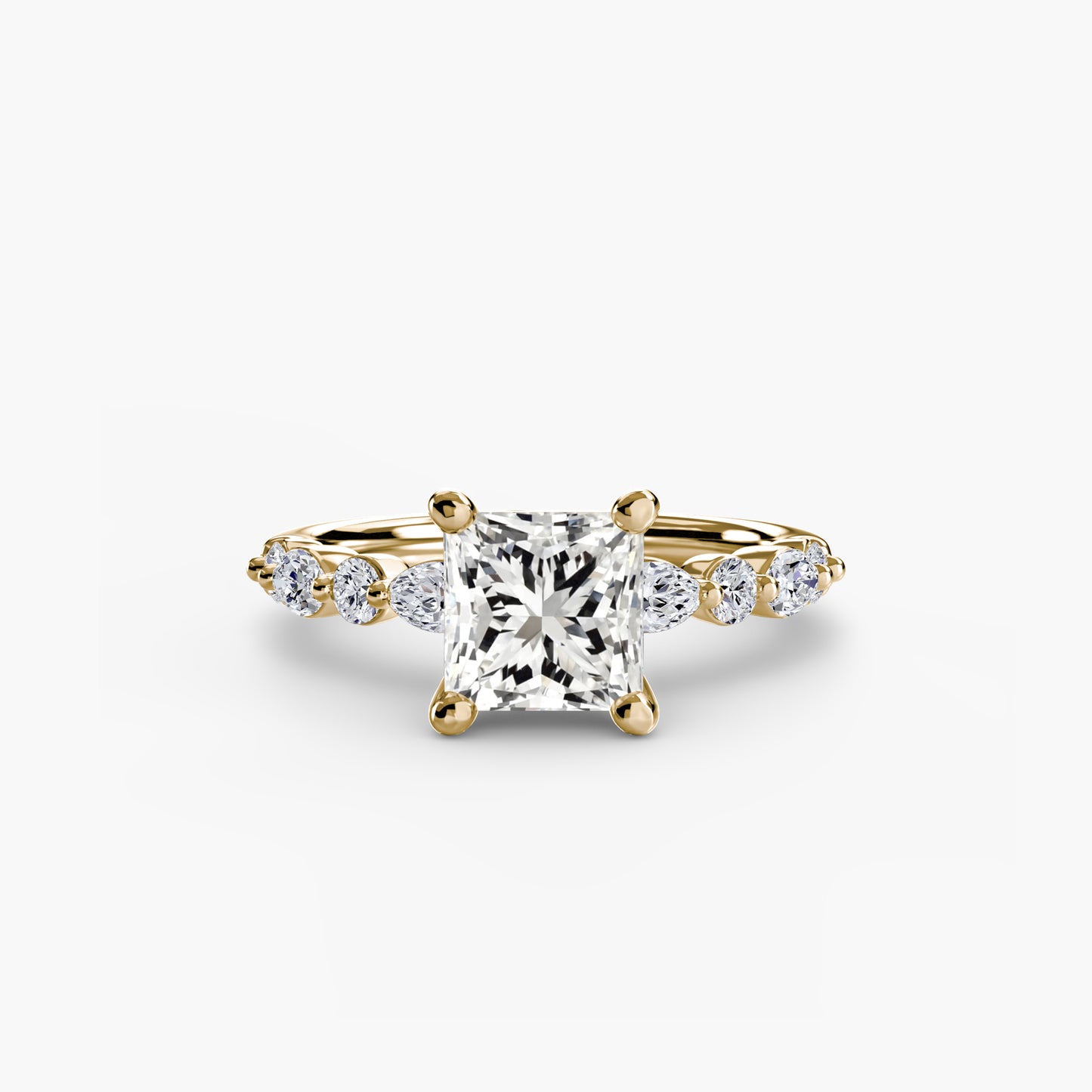Pierścionek zaręczynowy Solitaire with Eternity Pavé 2 - oprawa