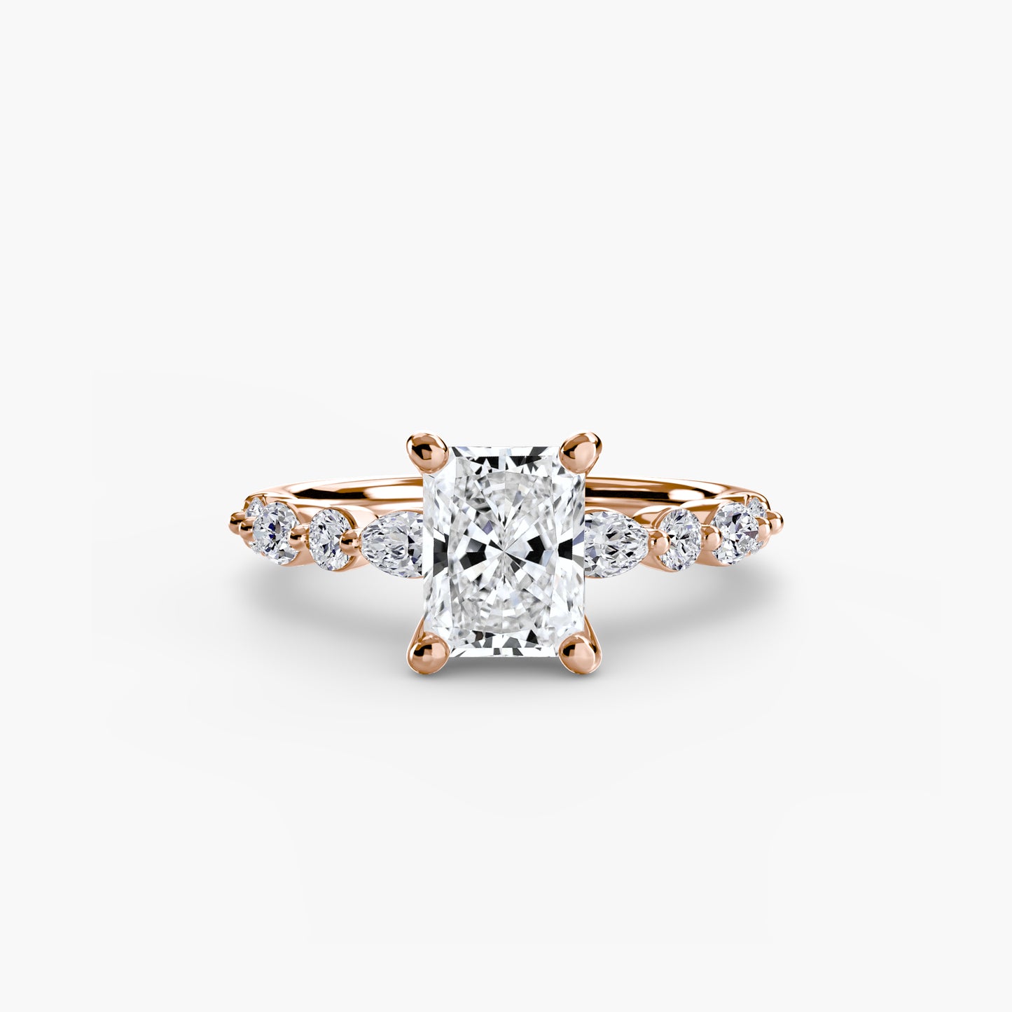 Pierścionek zaręczynowy Solitaire with Eternity Pavé 2 - oprawa