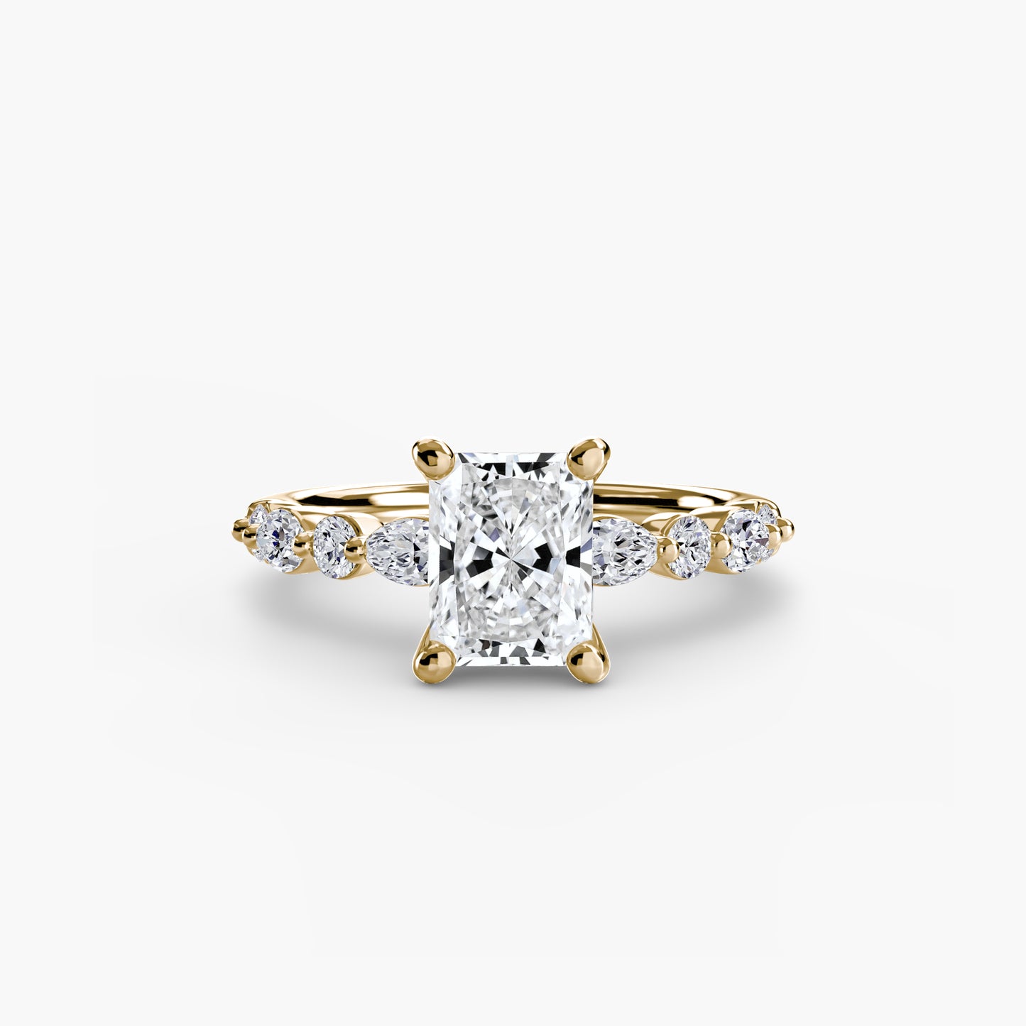 Pierścionek zaręczynowy Solitaire with Eternity Pavé 2 - oprawa