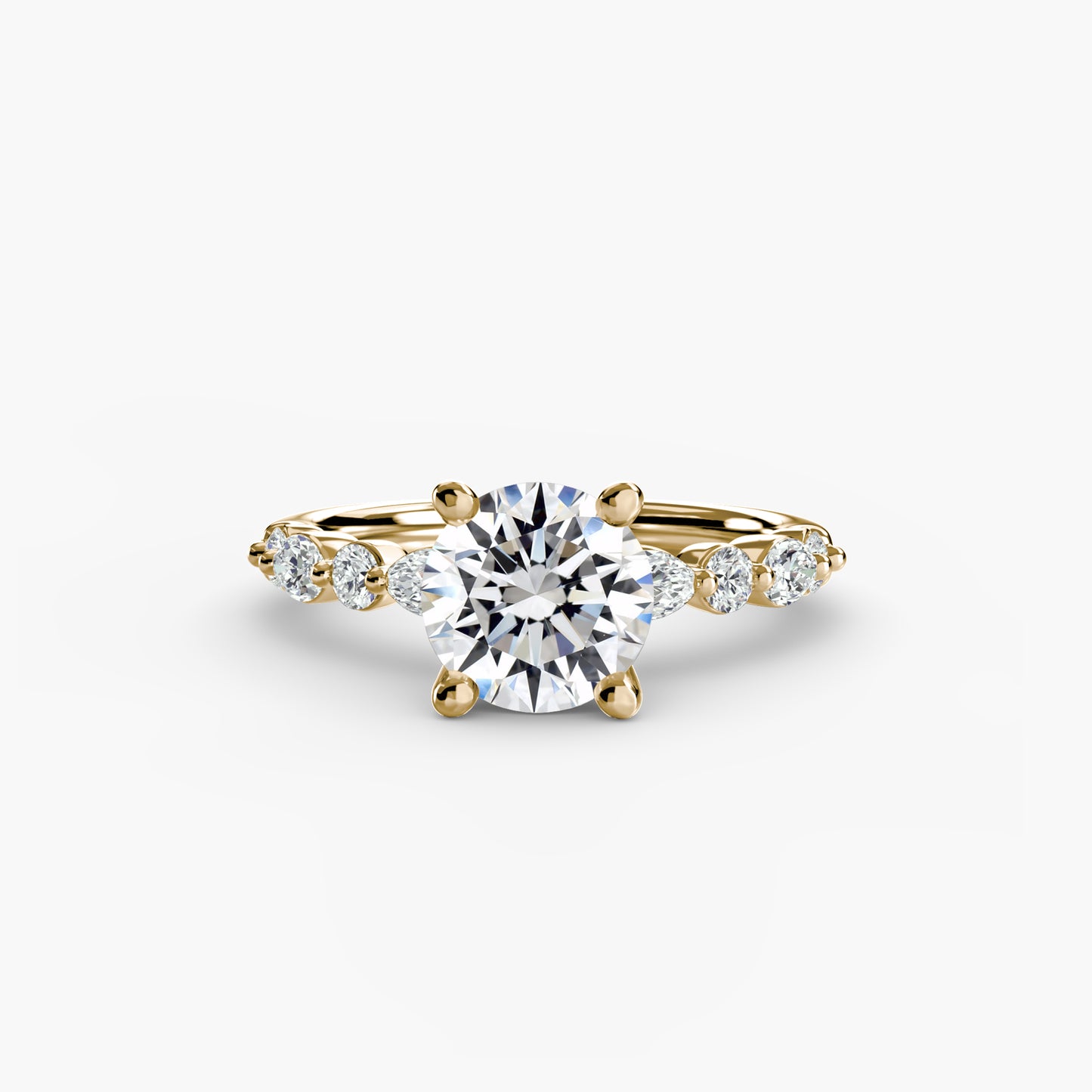 Pierścionek zaręczynowy Solitaire with Eternity Pavé 2 - oprawa