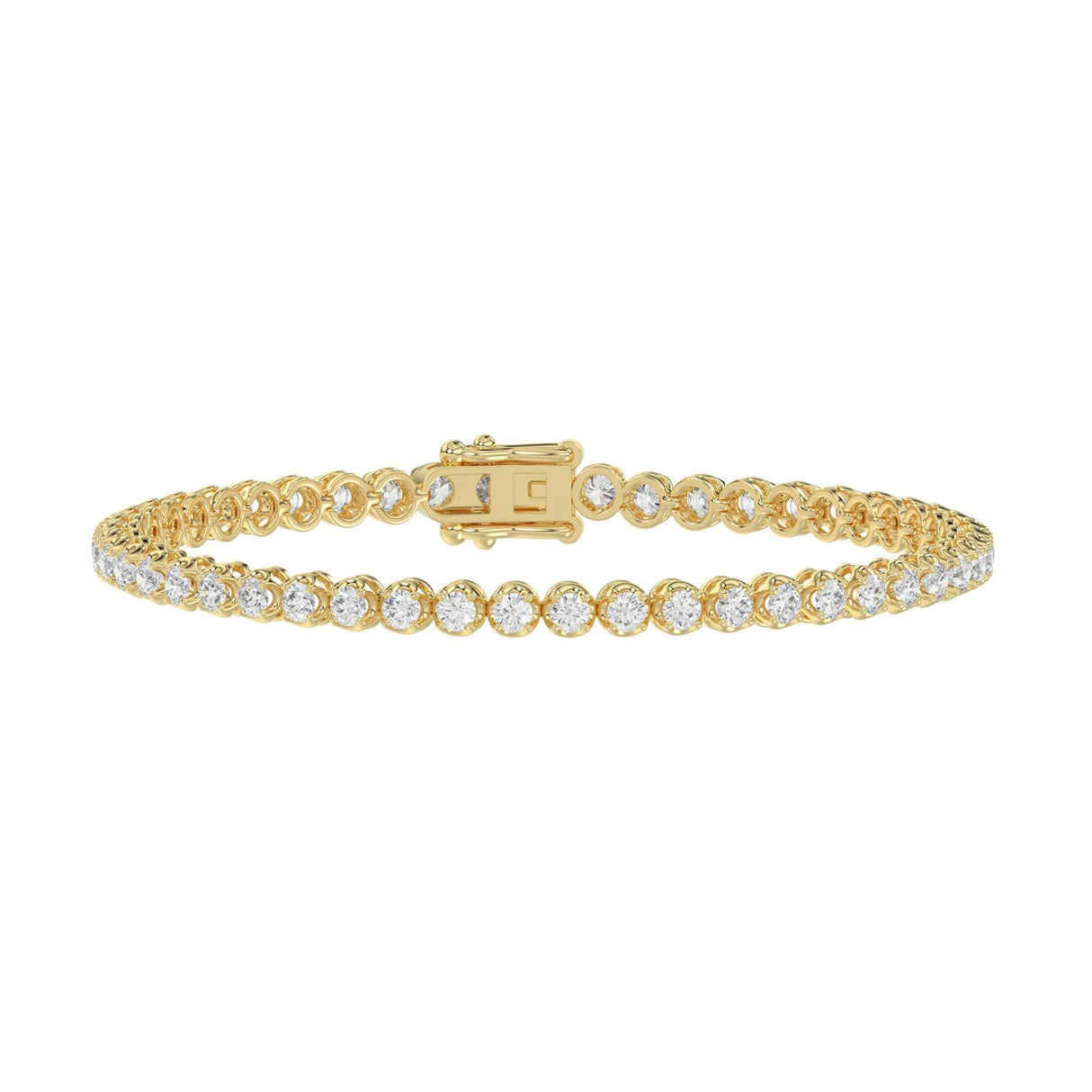 9K Yellow Gold, angled view