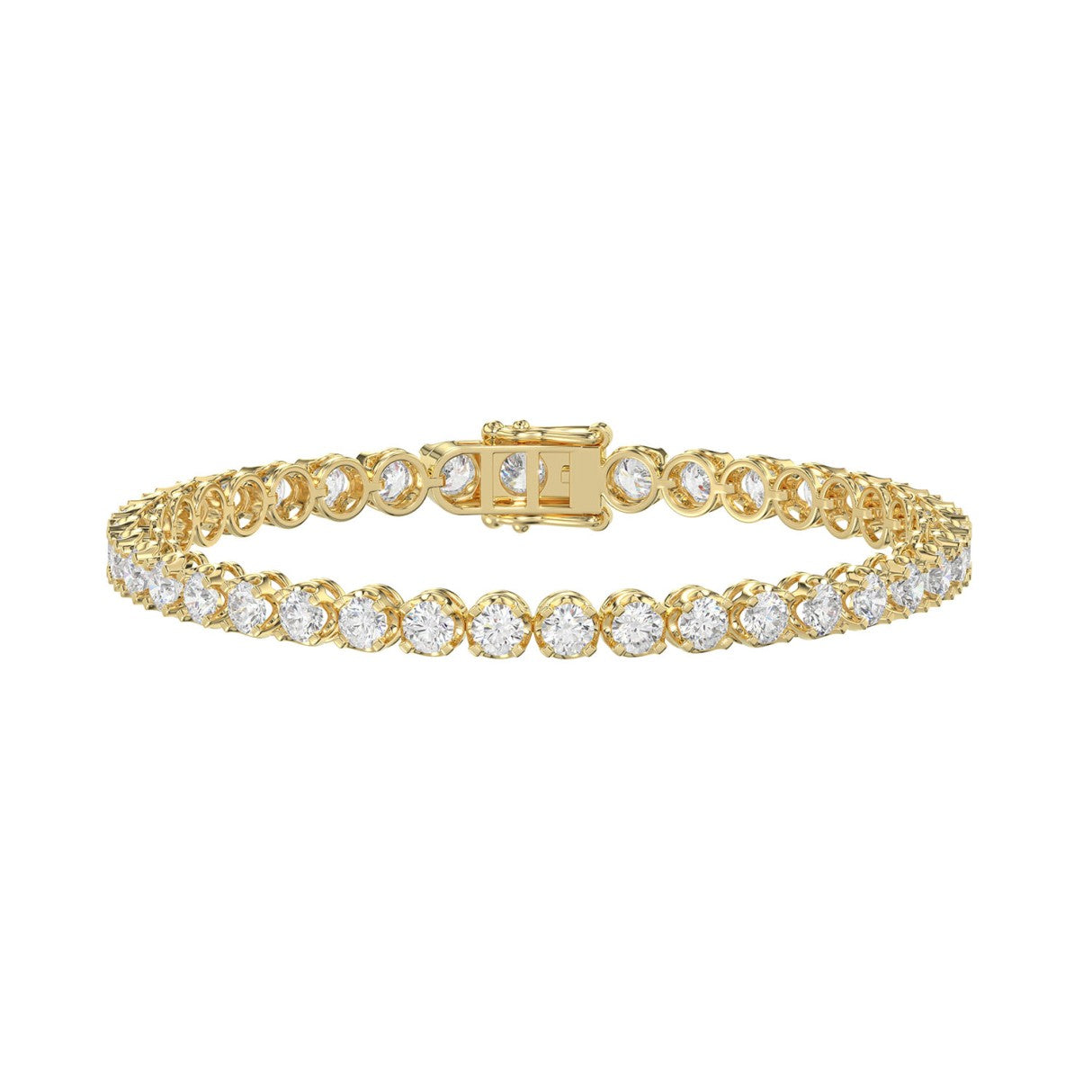 9K Yellow Gold, angled view