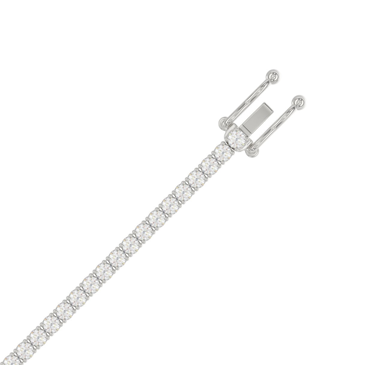 9K White Gold, top view