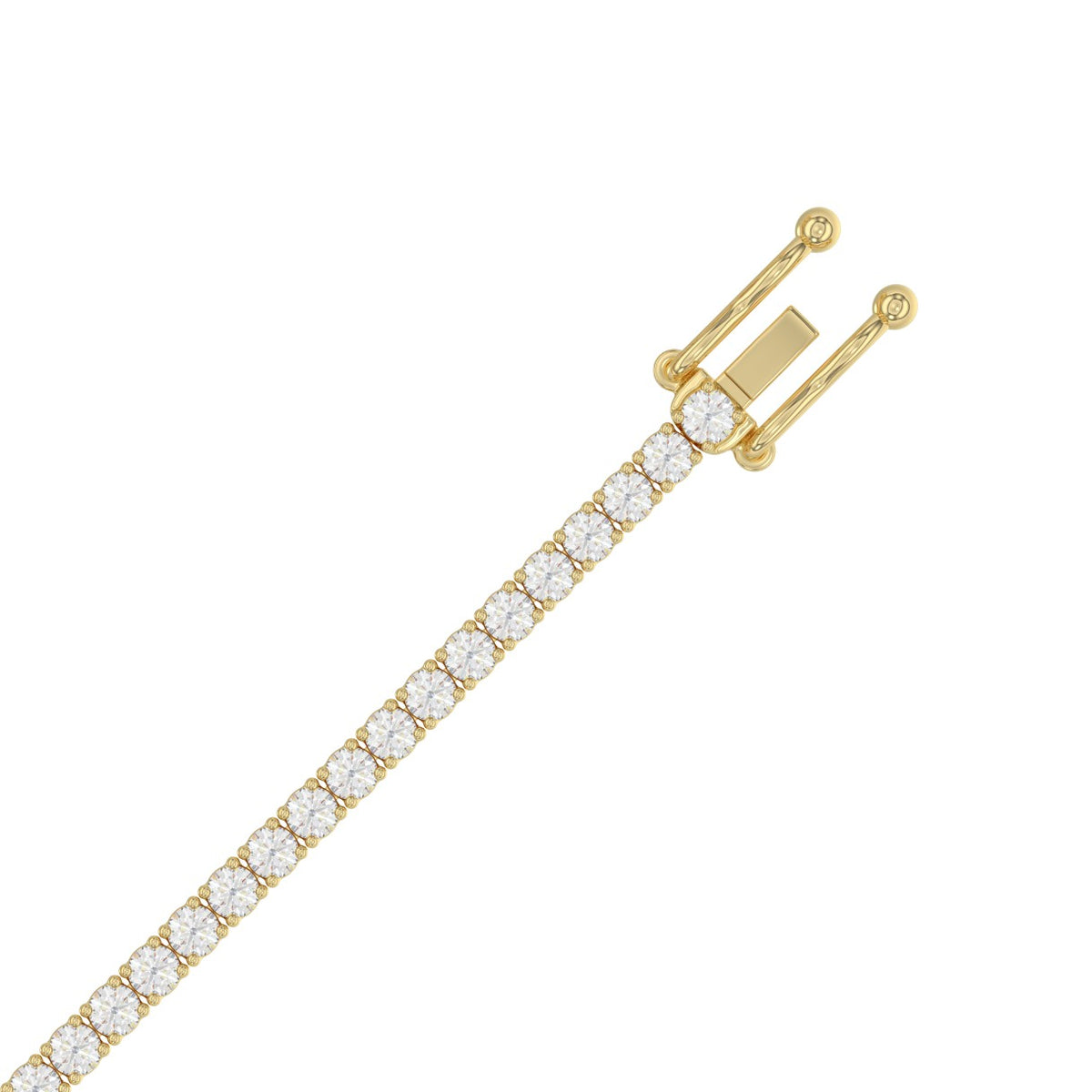 14K Yellow Gold, top view