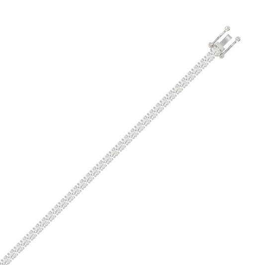 9K White Gold, top view