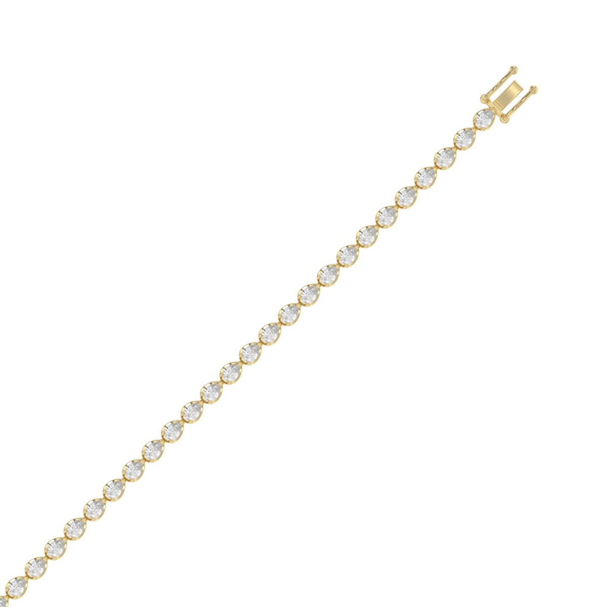 14K Yellow Gold, top view