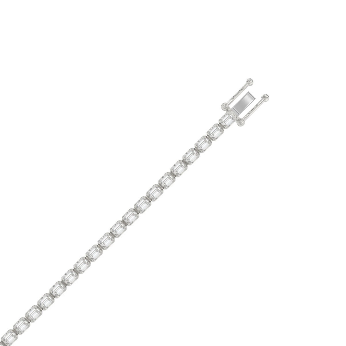 14K White Gold, top view