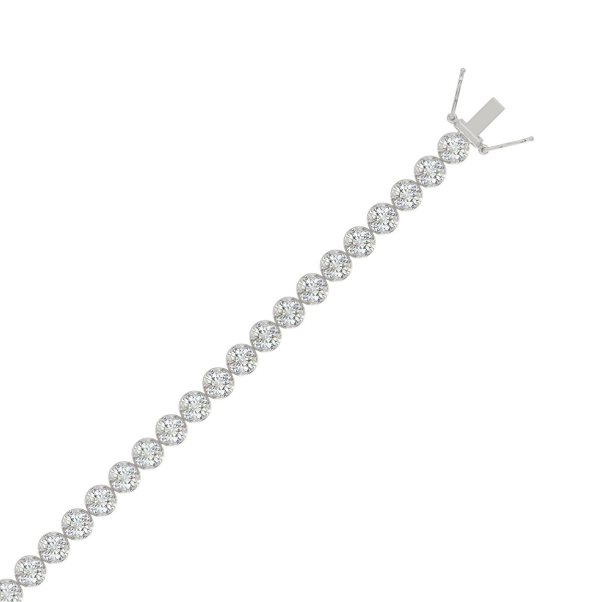 14K White Gold, top view