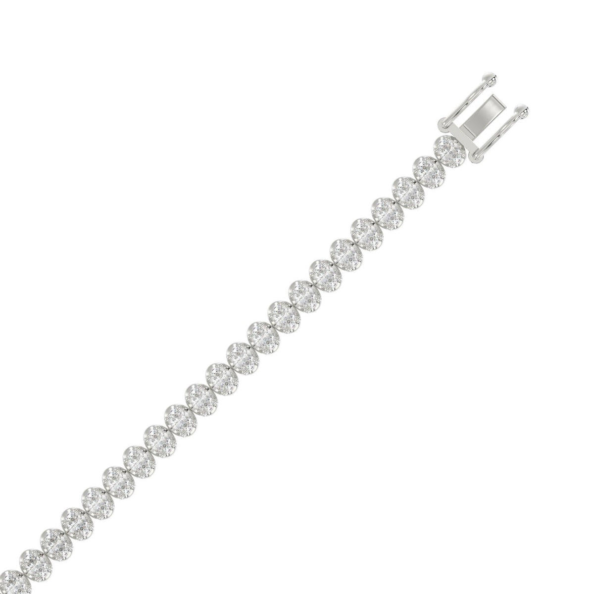 14K White Gold, top view
